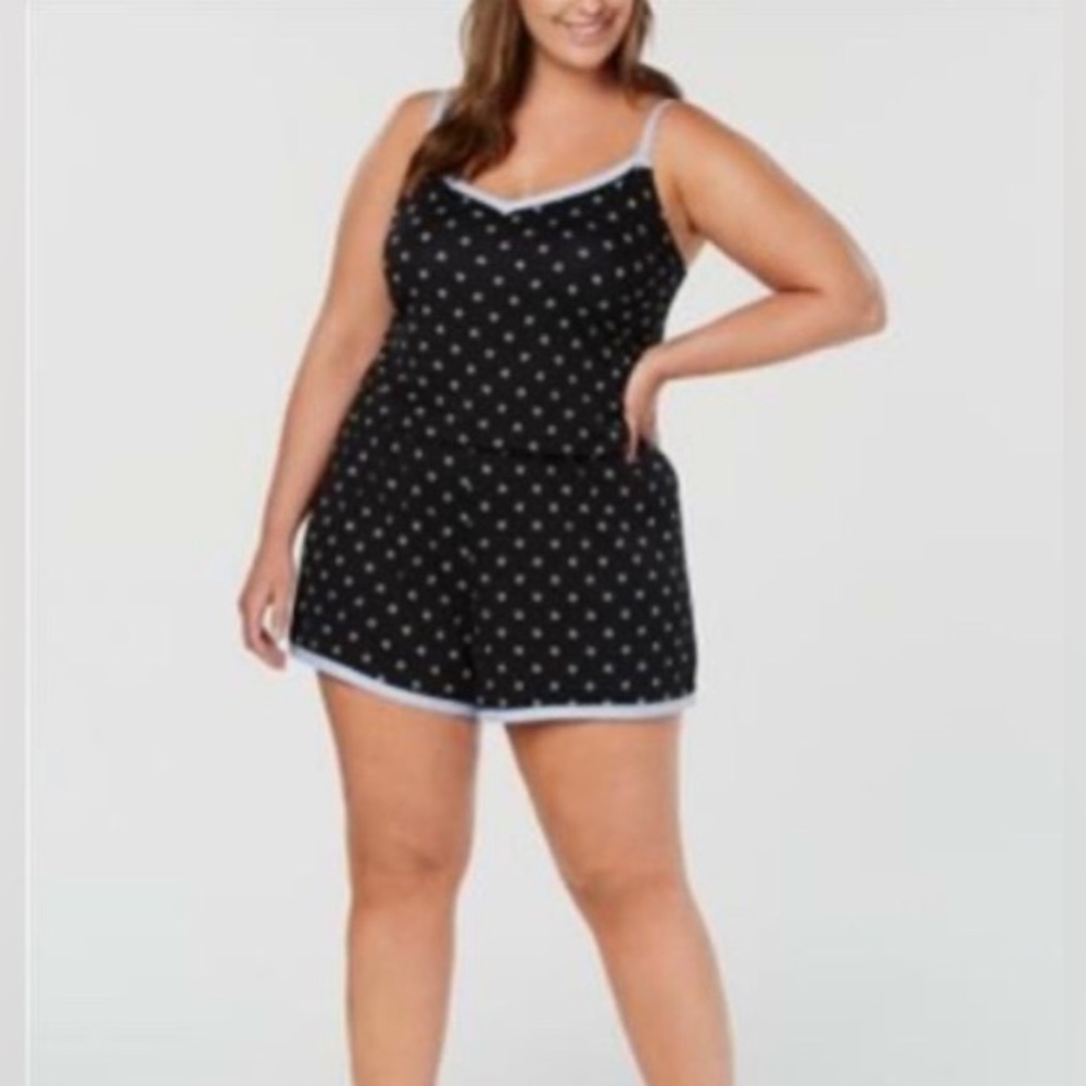 ALFANI Womenś Plus Size 2X Comfy Sleepwear Pajama Romper